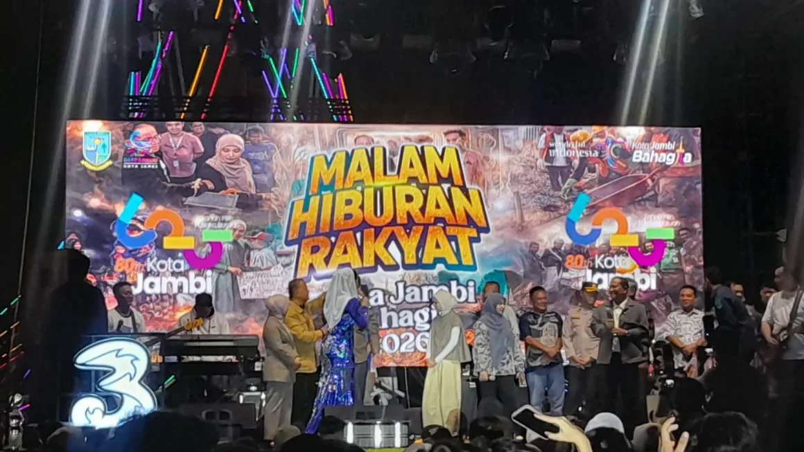 Puncak HUT Kota Jambi ke-80, Ribuan Warga Bahagia Nikmati Malam Hiburan Rakyat Kota Jambi